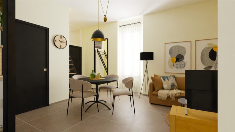 Home-Staging appartement T2 destiné à la location Air BnB sur Béziers