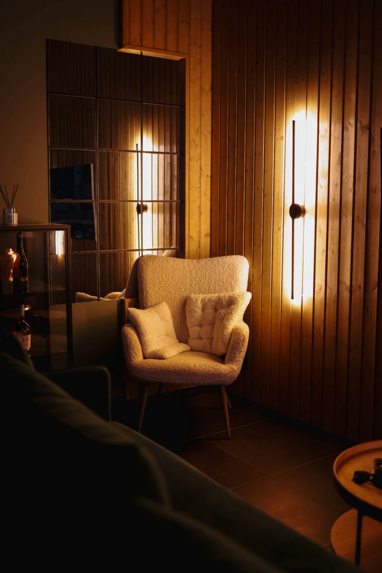 Fauteuil bouclette pour coin détente